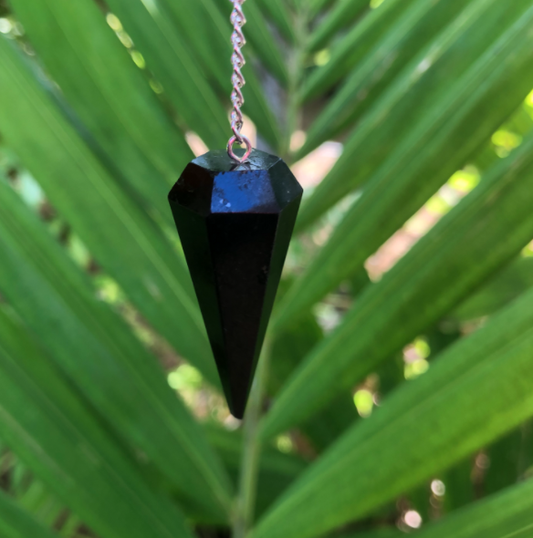 Black Tourmaline Pendulum ~ "Clearing Negativity & Disharmony"