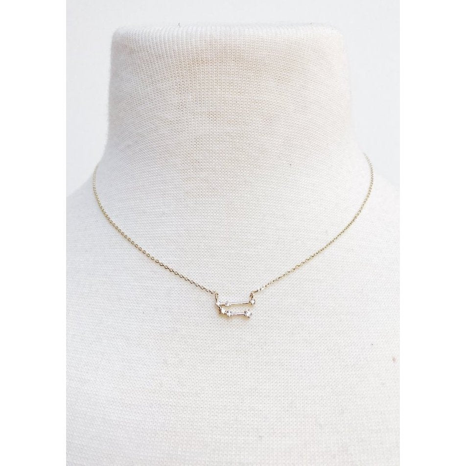 Zodiac Constellation Necklace - Taurus