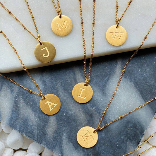 Singular Charm Initial Necklace - D