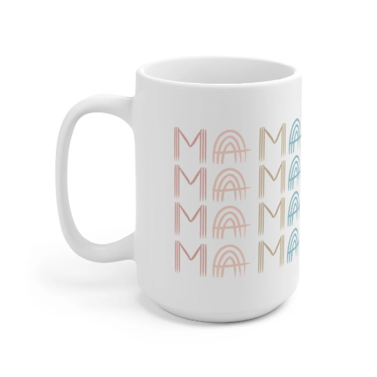 Rainbow Mama Mother's Day Gift Coffee Mug