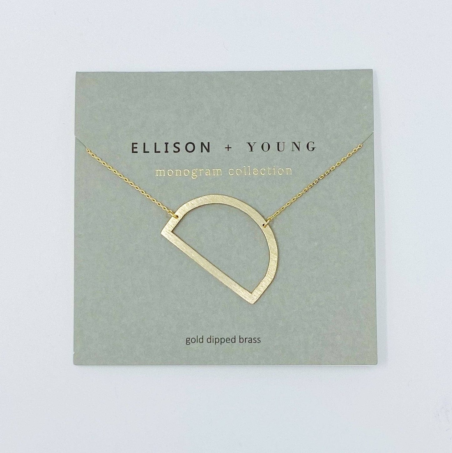 Monogram Collection Initial Necklace - D