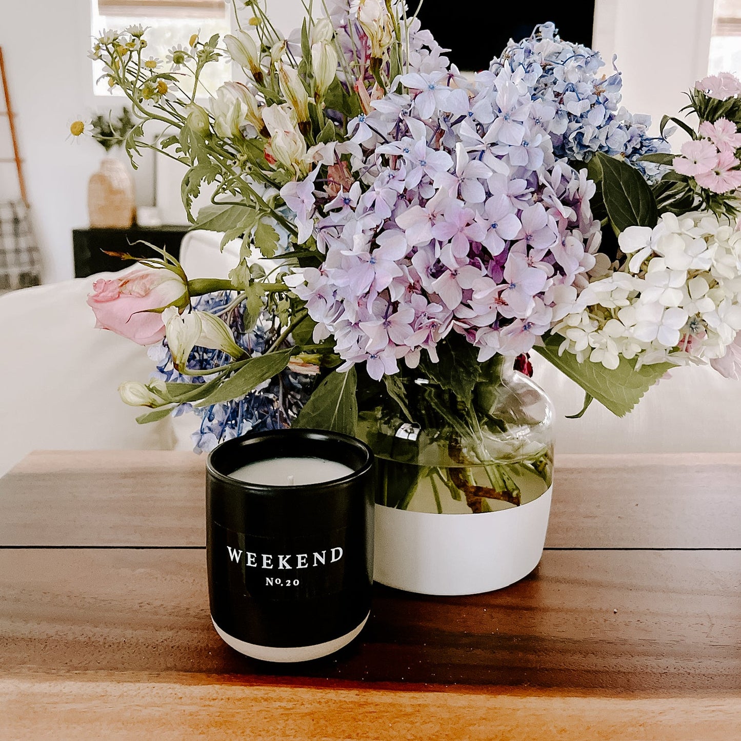 Weekend Soy Candle - Black Stoneware Jar