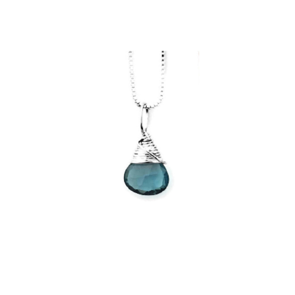 GENUINE BIRTHSTONE NECKLACES IN SILVER - JEN LESEA DESIGNS