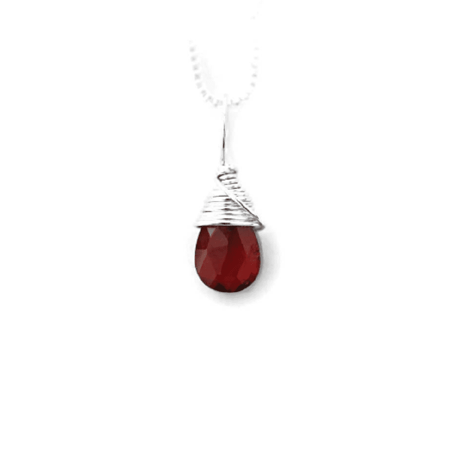 GENUINE BIRTHSTONE NECKLACES IN SILVER - JEN LESEA DESIGNS