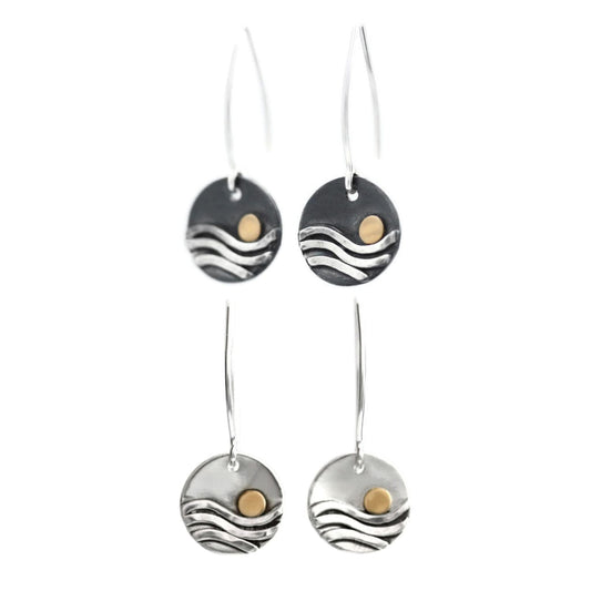 REFLECTIONS EARRINGS - MIXED METAL - JEN LESEA DESIGNS