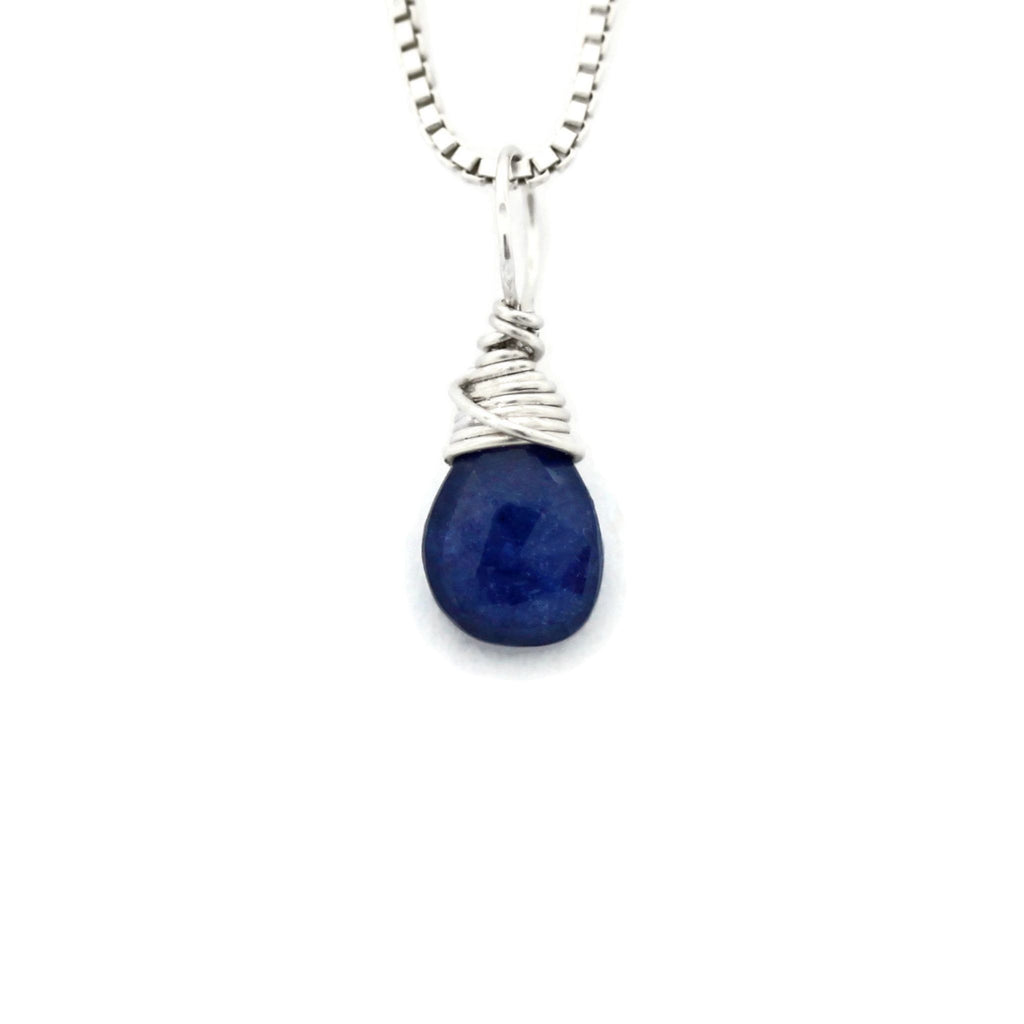 GENUINE BIRTHSTONE NECKLACES IN SILVER - JEN LESEA DESIGNS