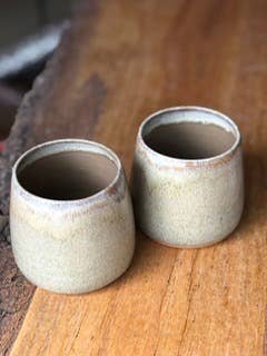 Stemless Pottery Wine Cup