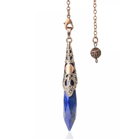 Lapis Copper Pendulum - "Spiritual Power & Telepathy"