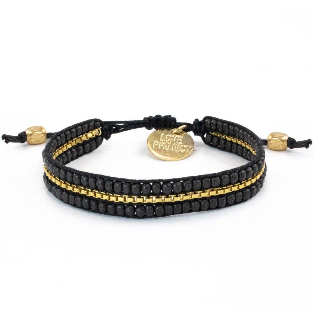 Love Is Project - Diwali Bracelet - Dark Black