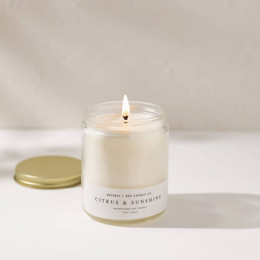 Citrus & Sunshine 9oz - Soy Candle