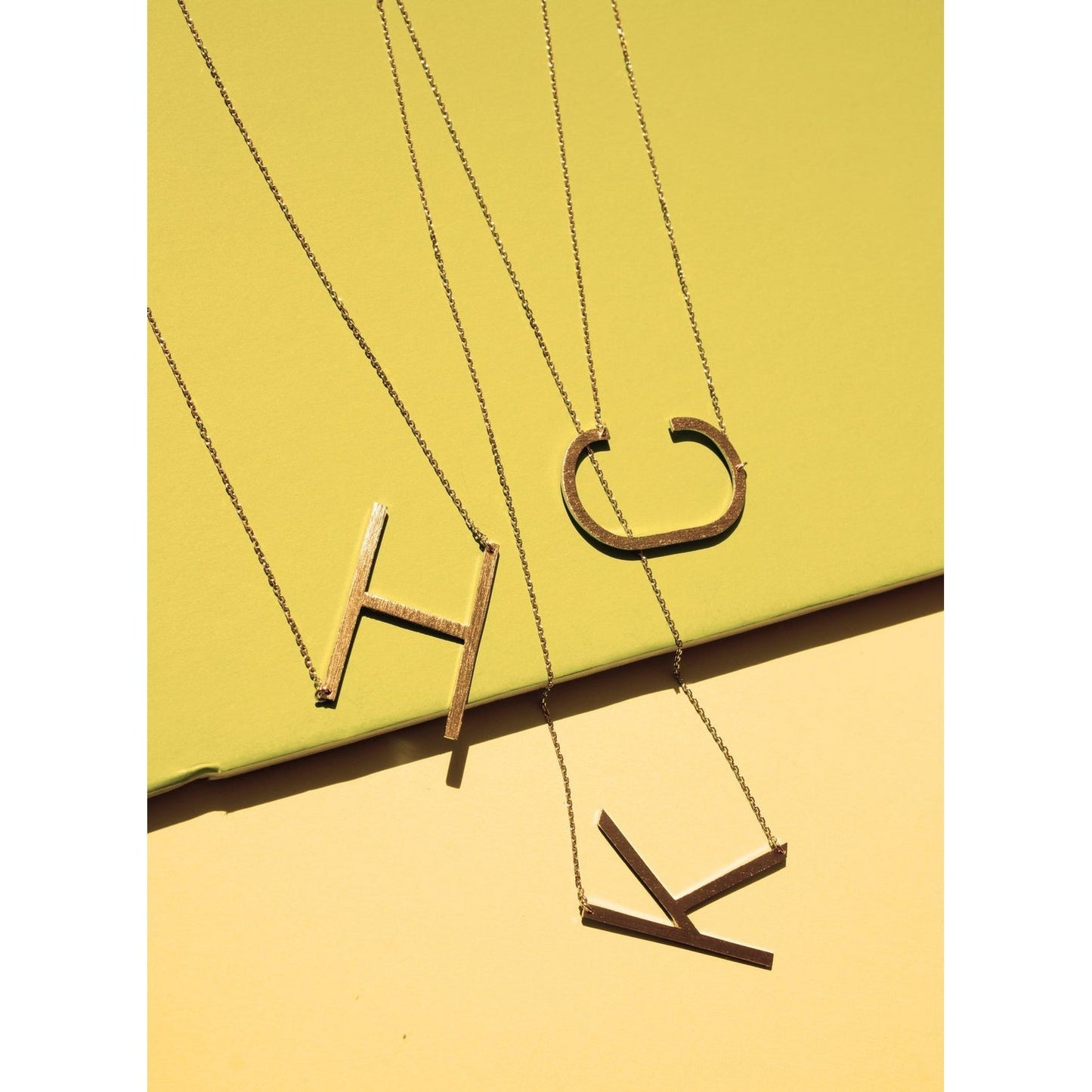 Monogram Collection Initial Necklace - E